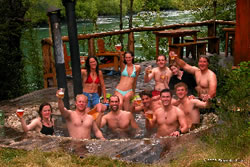 hot tub on the Futaleufu